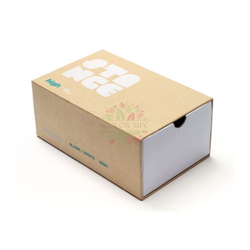 Caixa corrediça para gaveta de papel kraft embalagem para sapato